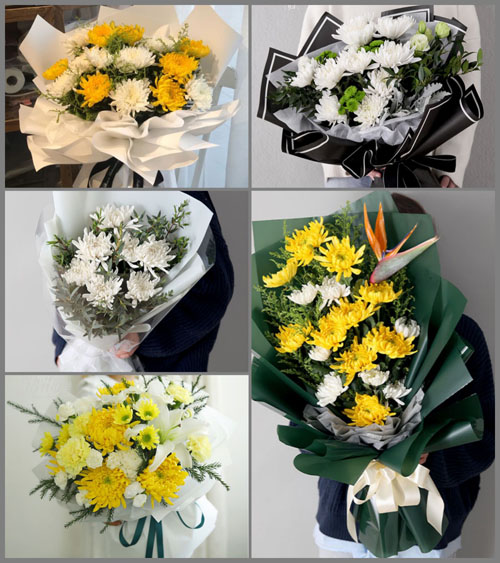 辽宁辽阳白塔区铁西街道徐往子社区白事花束代送